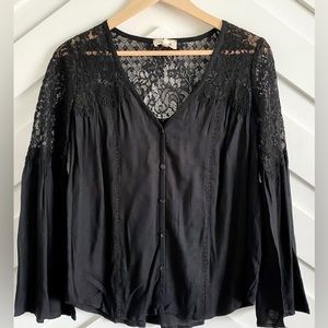 L’agence Lace Embroidery Interview/ Work Dress Shirt XS size NWT